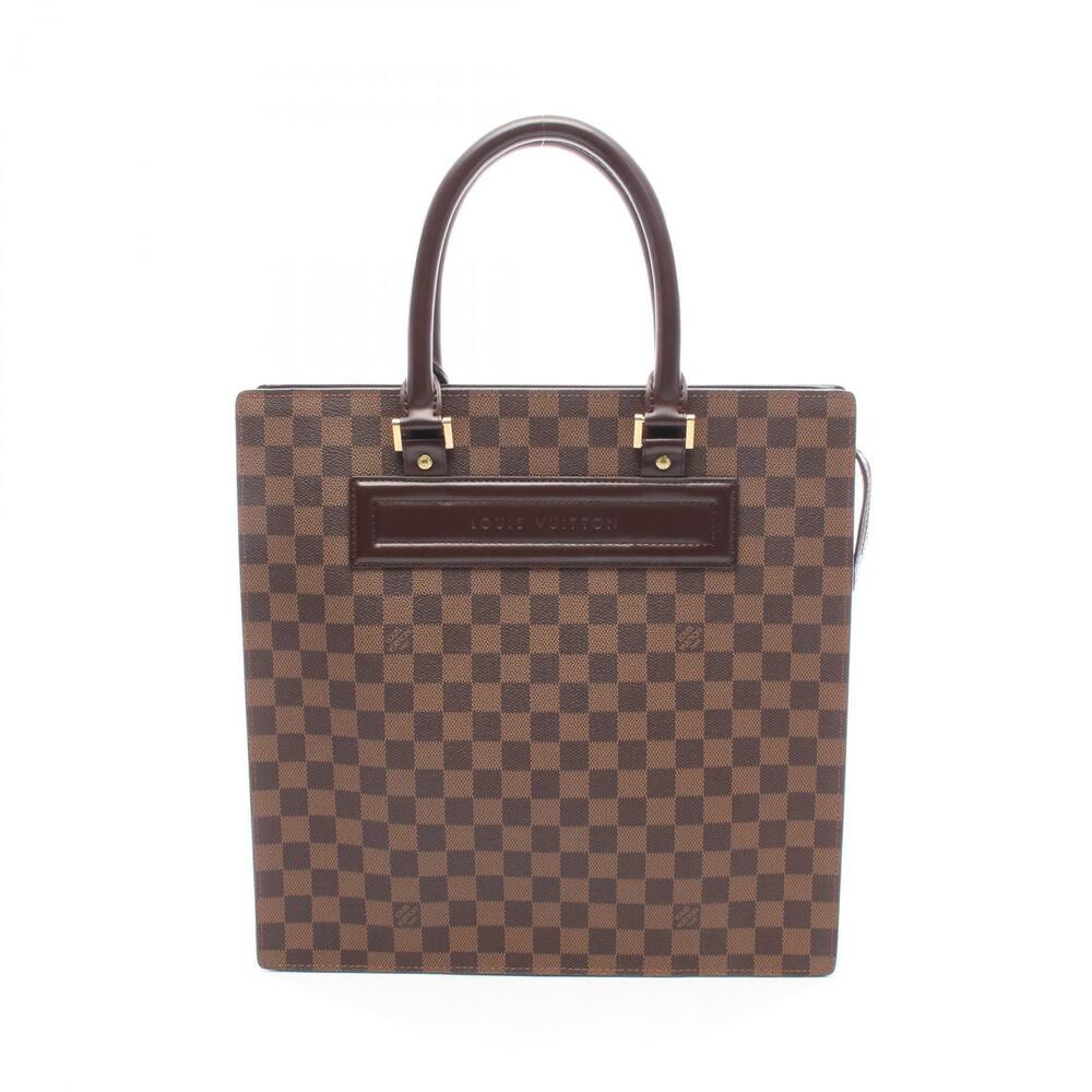 Louis Vuitton Venice Tote Bag Canvas Leather Damier Brown - Picture 1 of 9